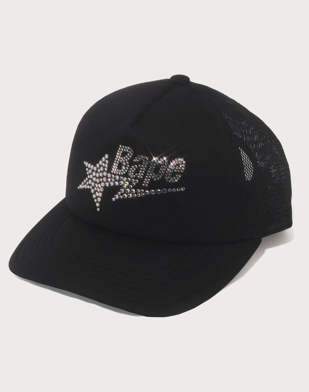 CRYSTAL STONE BAPE STA LOGO MESH CAP LADIES