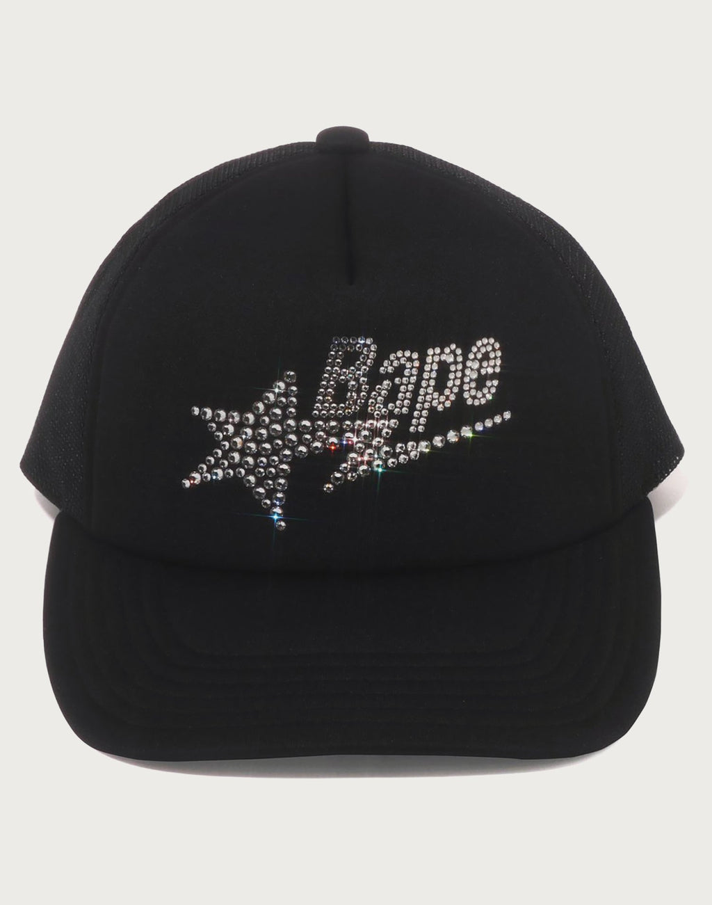 CRYSTAL STONE BAPE STA LOGO MESH CAP LADIES