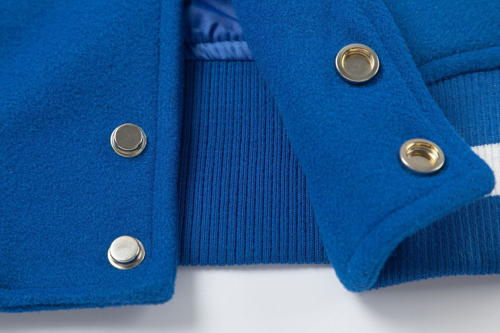OFF WHITE royal varsity Jacket