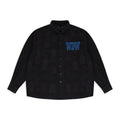 BLACK LINK WINDOW BUTTON-DOWN SHIRT