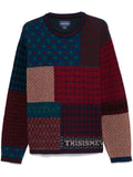 This Is Never That Block Knit sweater