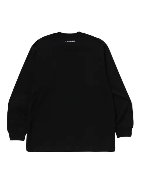 A BATHING APE® long-sleeve logo-patch sweater