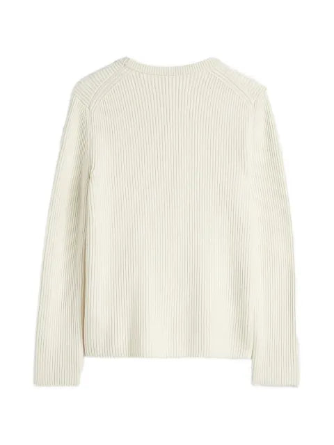 Jil Sander x Moncler ribbed-knit logo-patch sweater