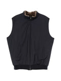 Manzoni 24 fur-trimmed zip-up gilet