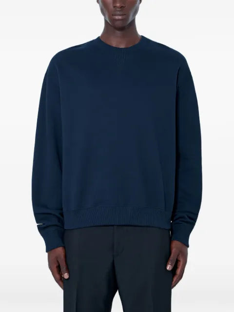 Jil Sander cotton terry crew-neck sweatshirt