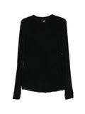 Thom Krom raw-edge crew-neck sweater