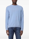 XC crew-neck ribbed-trim sweater