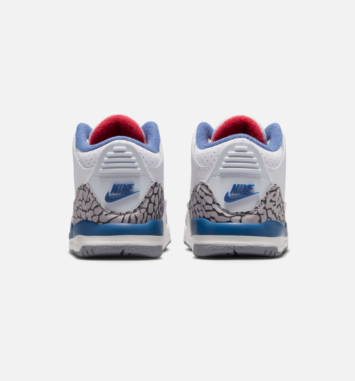Air Jordan 3 Retro OG True Blue – Infant/Toddler Lifestyle Shoe in White/Fire Red/True Blue