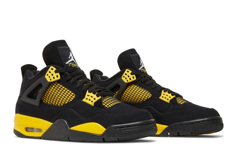 Air Jordan 4 Retro 'Thunder' (2023) – Black & Tour Yellow AJ4 | The Most Electric AJ4 Colorway in Its Most Faithful Modern Retro