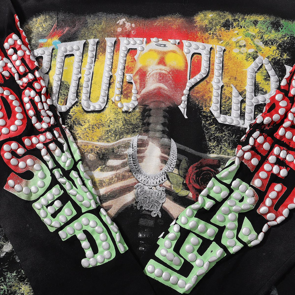 Rough Play Skull & Roses Long-Sleeve T-Shirt
