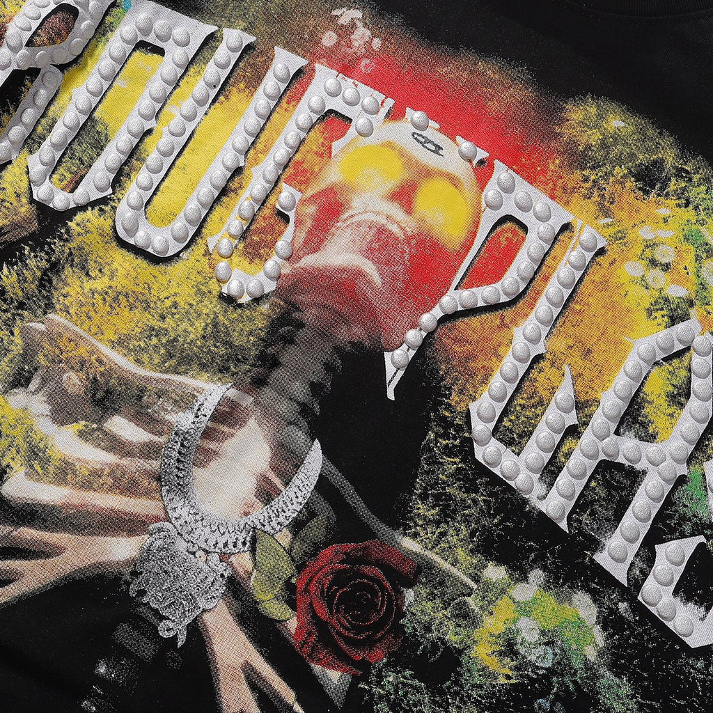 Rough Play Skull & Roses Long-Sleeve T-Shirt