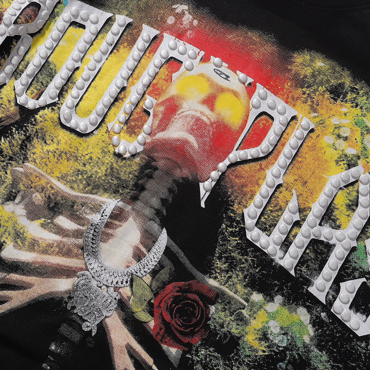 Rough Play Skull & Roses Long-Sleeve T-Shirt