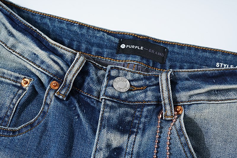 Purple Brand Paint Splatter Distressed Jeans