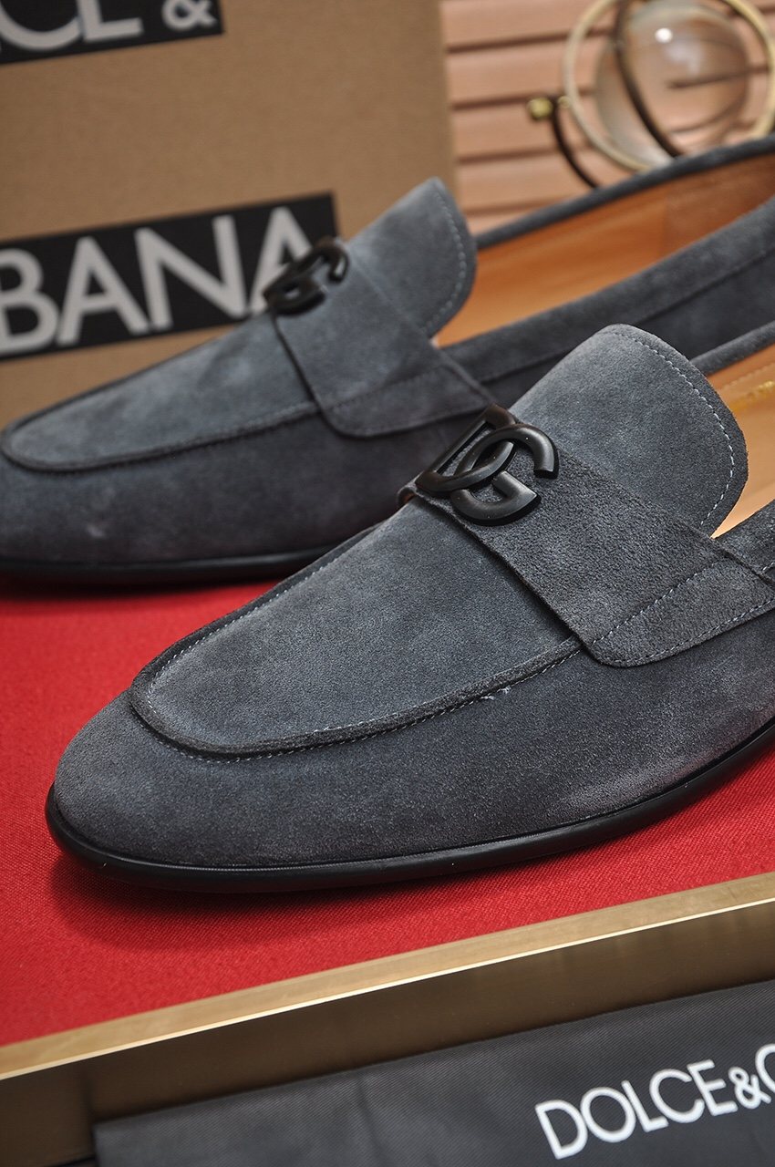 Dolce & Gabbana Bernini Logo Loafers