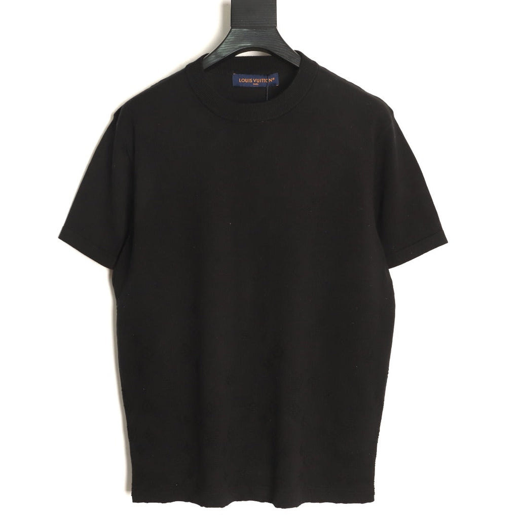 Louis Vuitton Crewneck Short-Sleeve T-Shirt - Black
