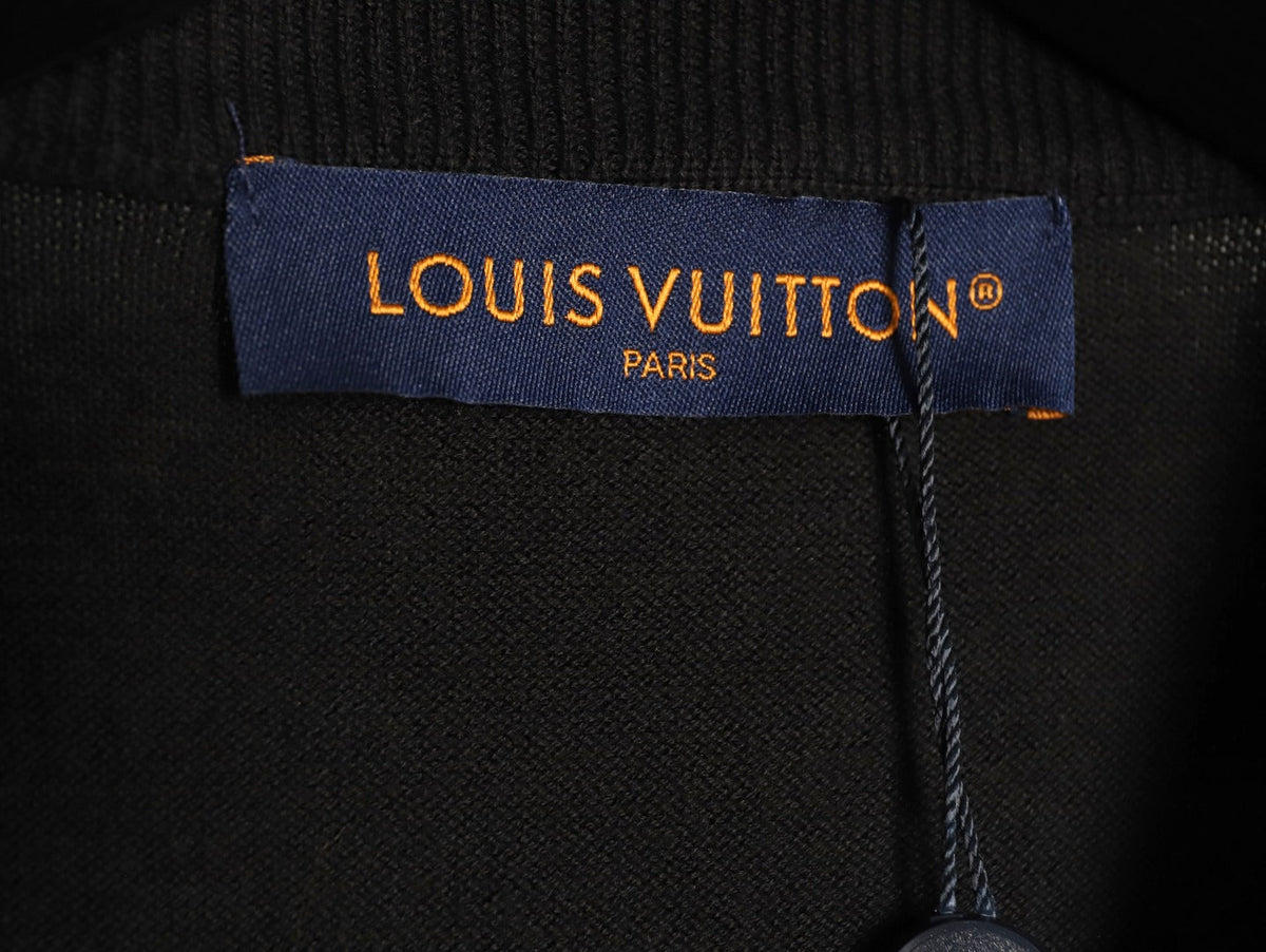Louis Vuitton Crewneck Short-Sleeve T-Shirt - Black